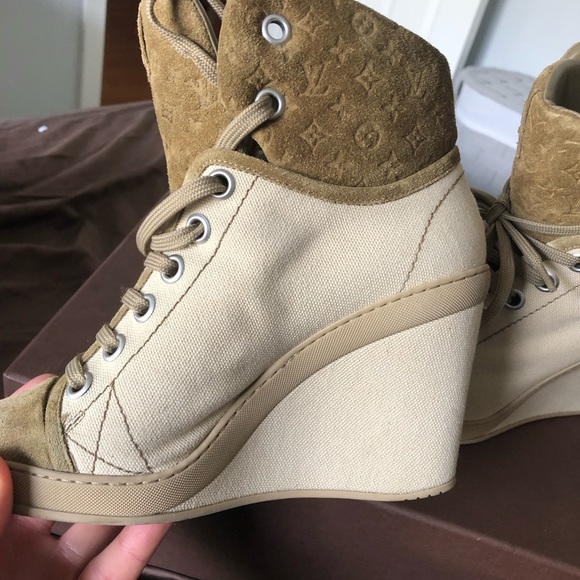 Louis Vuitton Wedge Sneakers - Picture 2 of 8